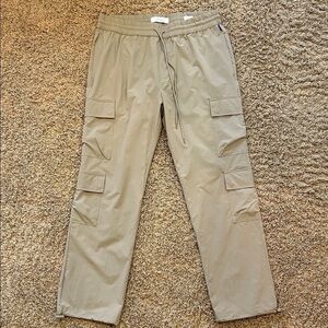 PacSun Men’s Baggy Nylon Cargo Pants in Size Large